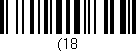 Código de barras (EAN, GTIN, SKU, ISBN): '(18'