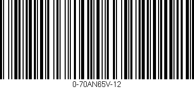 Código de barras (EAN, GTIN, SKU, ISBN): '0-70AN65V-12'