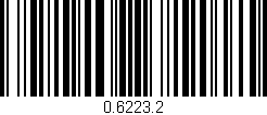 Código de barras (EAN, GTIN, SKU, ISBN): '0.6223.2'