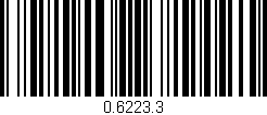 Código de barras (EAN, GTIN, SKU, ISBN): '0.6223.3'