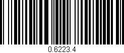Código de barras (EAN, GTIN, SKU, ISBN): '0.6223.4'