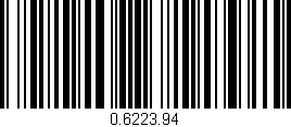 Código de barras (EAN, GTIN, SKU, ISBN): '0.6223.94'