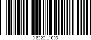 Código de barras (EAN, GTIN, SKU, ISBN): '0.6223.L1806'