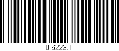 Código de barras (EAN, GTIN, SKU, ISBN): '0.6223.T'