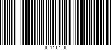 Código de barras (EAN, GTIN, SKU, ISBN): '00.11.01.00'