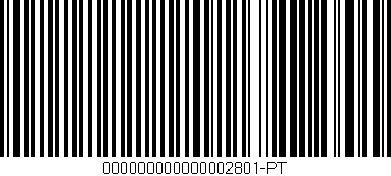 Código de barras (EAN, GTIN, SKU, ISBN): '000000000000002801-PT'