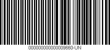 Código de barras (EAN, GTIN, SKU, ISBN): '000000000000009660-UN'