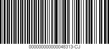 Código de barras (EAN, GTIN, SKU, ISBN): '000000000000048313-CJ'