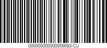 Código de barras (EAN, GTIN, SKU, ISBN): '000000000000056693-CJ'