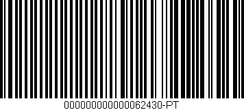 Código de barras (EAN, GTIN, SKU, ISBN): '000000000000062430-PT'