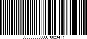 Código de barras (EAN, GTIN, SKU, ISBN): '000000000000070823-FR'