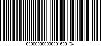 Código de barras (EAN, GTIN, SKU, ISBN): '000000000000091693-CX'