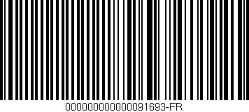 Código de barras (EAN, GTIN, SKU, ISBN): '000000000000091693-FR'