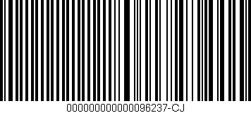 Código de barras (EAN, GTIN, SKU, ISBN): '000000000000096237-CJ'