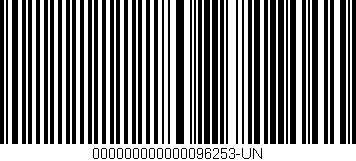 Código de barras (EAN, GTIN, SKU, ISBN): '000000000000096253-UN'