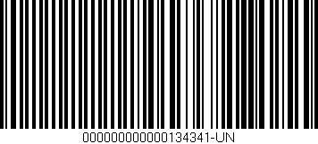 Código de barras (EAN, GTIN, SKU, ISBN): '000000000000134341-UN'