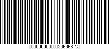 Código de barras (EAN, GTIN, SKU, ISBN): '000000000000336866-CJ'