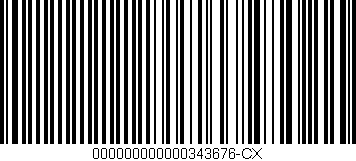 Código de barras (EAN, GTIN, SKU, ISBN): '000000000000343676-CX'