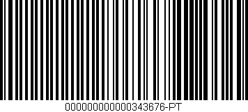 Código de barras (EAN, GTIN, SKU, ISBN): '000000000000343676-PT'