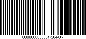 Código de barras (EAN, GTIN, SKU, ISBN): '000000000000347264-UN'