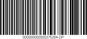 Código de barras (EAN, GTIN, SKU, ISBN): '000000000000375284-DP'