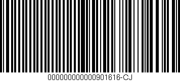 Código de barras (EAN, GTIN, SKU, ISBN): '000000000000901616-CJ'