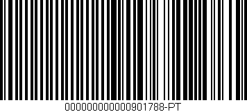 Código de barras (EAN, GTIN, SKU, ISBN): '000000000000901788-PT'
