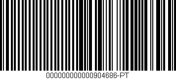 Código de barras (EAN, GTIN, SKU, ISBN): '000000000000904686-PT'