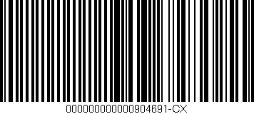 Código de barras (EAN, GTIN, SKU, ISBN): '000000000000904691-CX'