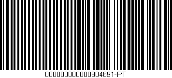 Código de barras (EAN, GTIN, SKU, ISBN): '000000000000904691-PT'