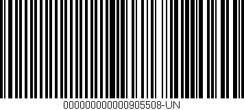 Código de barras (EAN, GTIN, SKU, ISBN): '000000000000905508-UN'