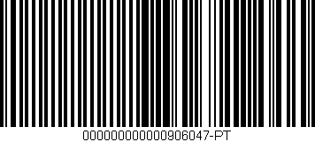 Código de barras (EAN, GTIN, SKU, ISBN): '000000000000906047-PT'