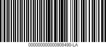 Código de barras (EAN, GTIN, SKU, ISBN): '000000000000908490-LA'