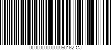 Código de barras (EAN, GTIN, SKU, ISBN): '000000000000950162-CJ'