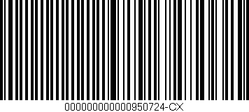 Código de barras (EAN, GTIN, SKU, ISBN): '000000000000950724-CX'