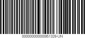 Código de barras (EAN, GTIN, SKU, ISBN): '000000000000951328-UN'
