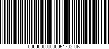 Código de barras (EAN, GTIN, SKU, ISBN): '000000000000951793-UN'