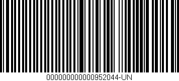Código de barras (EAN, GTIN, SKU, ISBN): '000000000000952044-UN'