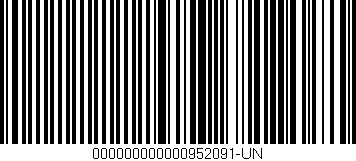 Código de barras (EAN, GTIN, SKU, ISBN): '000000000000952091-UN'
