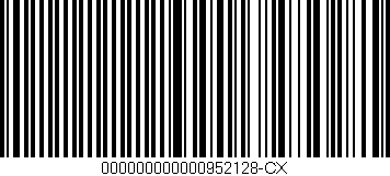 Código de barras (EAN, GTIN, SKU, ISBN): '000000000000952128-CX'