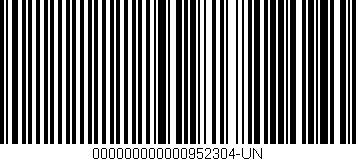 Código de barras (EAN, GTIN, SKU, ISBN): '000000000000952304-UN'