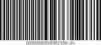 Código de barras (EAN, GTIN, SKU, ISBN): '000000000000952308-UN'