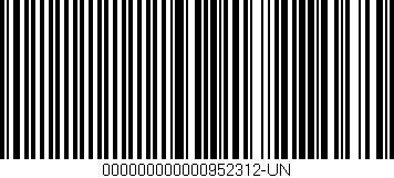 Código de barras (EAN, GTIN, SKU, ISBN): '000000000000952312-UN'