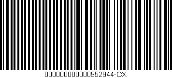 Código de barras (EAN, GTIN, SKU, ISBN): '000000000000952944-CX'