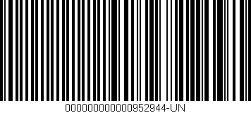 Código de barras (EAN, GTIN, SKU, ISBN): '000000000000952944-UN'