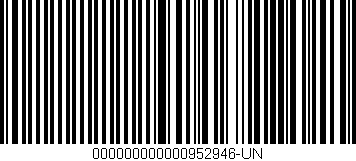Código de barras (EAN, GTIN, SKU, ISBN): '000000000000952946-UN'