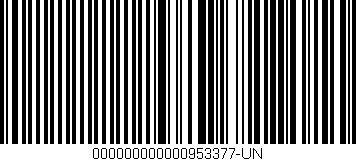 Código de barras (EAN, GTIN, SKU, ISBN): '000000000000953377-UN'