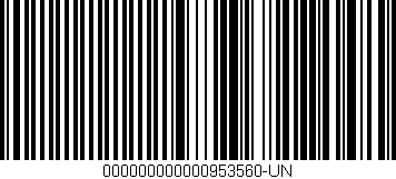 Código de barras (EAN, GTIN, SKU, ISBN): '000000000000953560-UN'