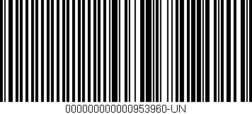 Código de barras (EAN, GTIN, SKU, ISBN): '000000000000953960-UN'