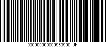 Código de barras (EAN, GTIN, SKU, ISBN): '000000000000953980-UN'